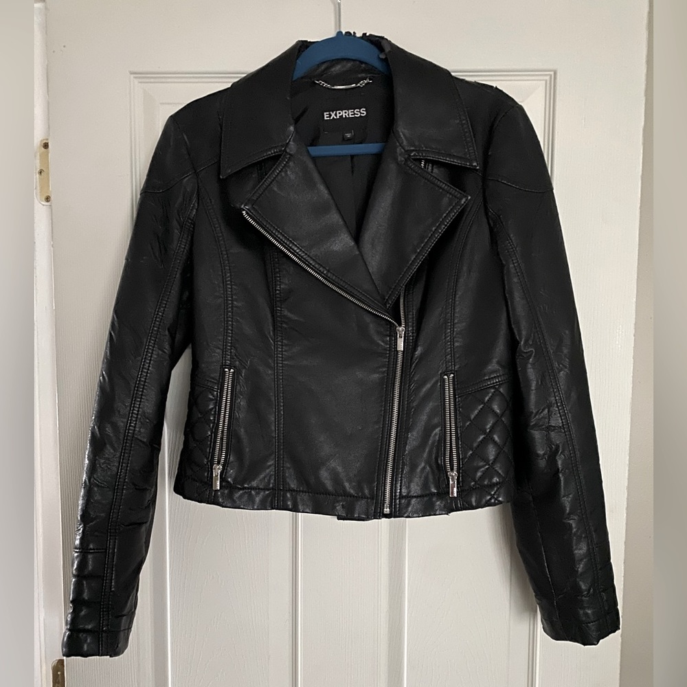Faux Leather Jacket